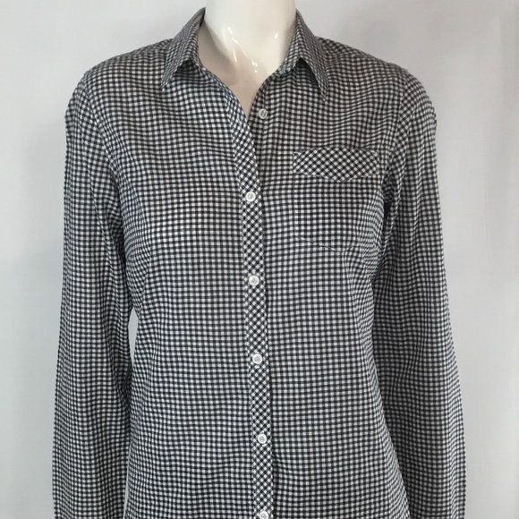 Eddie Bauer Gingham Shirt (like new) - Picture 2 of 4
